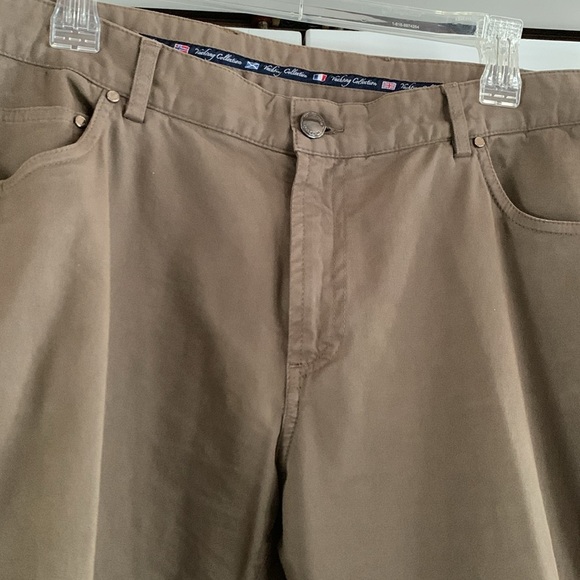 Paul & Shark Dark Taupe Five Pocket Pants Cotton Stretch Classic Fit Size 38 - Picture 2 of 12